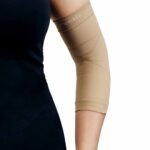 Cotovelo elástico bege