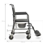 Cadeira de Banho e sanitária  com rodas