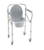 Cadeira sanitária 4 em 1 com rodas - Image 4